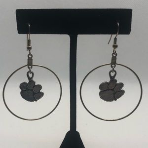 Clemson Hoop Earrings
